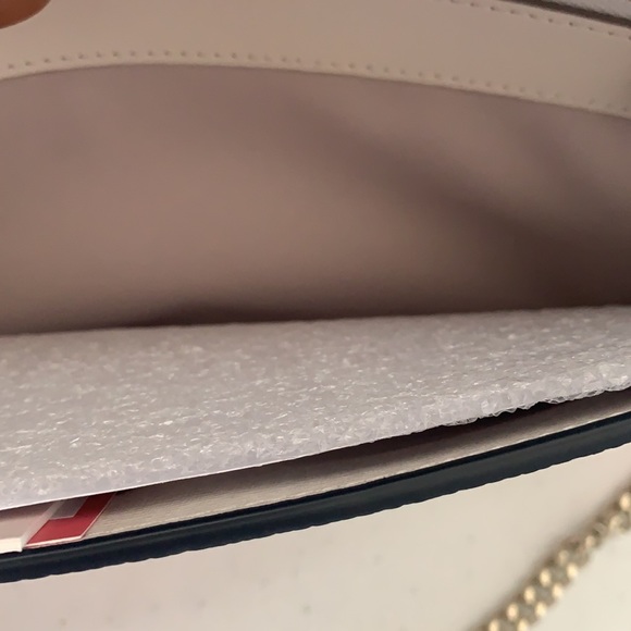 KATE SPADE  ROULETTE BREEZY STRAP CHAIN CLUTCH - Picture 9 of 12